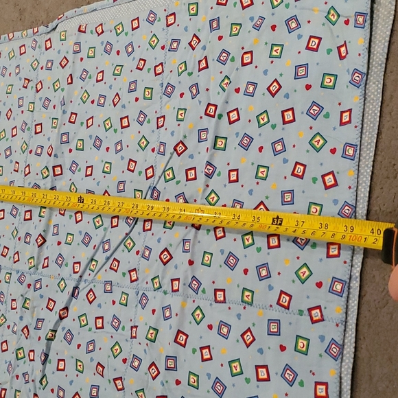 Homemade ABC throw - Picture 3 of 4